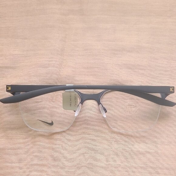 NEW & AUTHENTIC NIKE EYEGLASSES MODEL 8049, SIZE 54-17-140, COLOR MATT BLACK - Picture 3 of 3